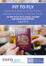 Fit to fly: Summary report of the policy debate on alcohol and air travel